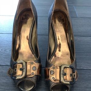 Guess by Marciano Bronze heels